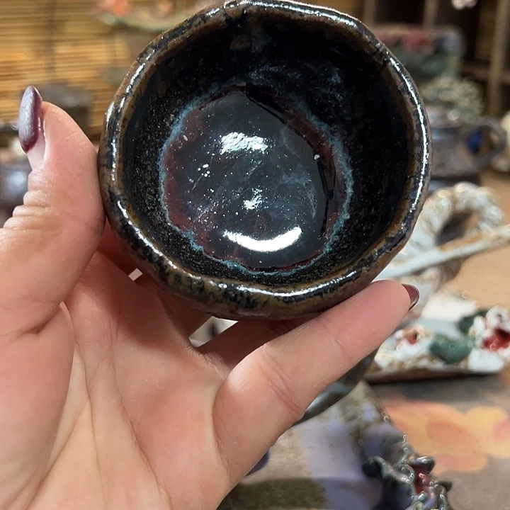 手工粗陶高温茶器