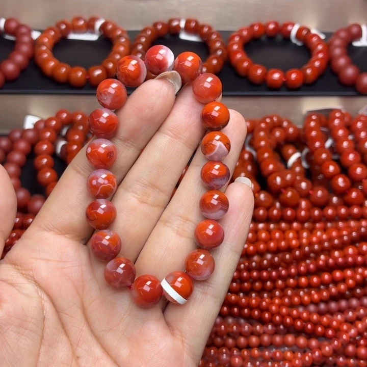 *****南红玛瑙未镶嵌天然南红玛瑙手串