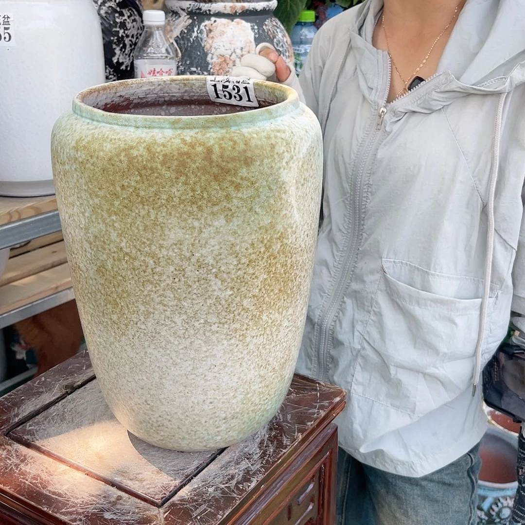 紫砂花盆王嫂花盆直播0603-1531高30口17