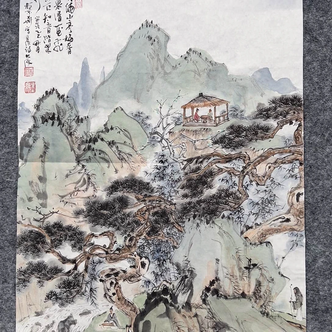 用***1纸本无（f32024）山亭 书画