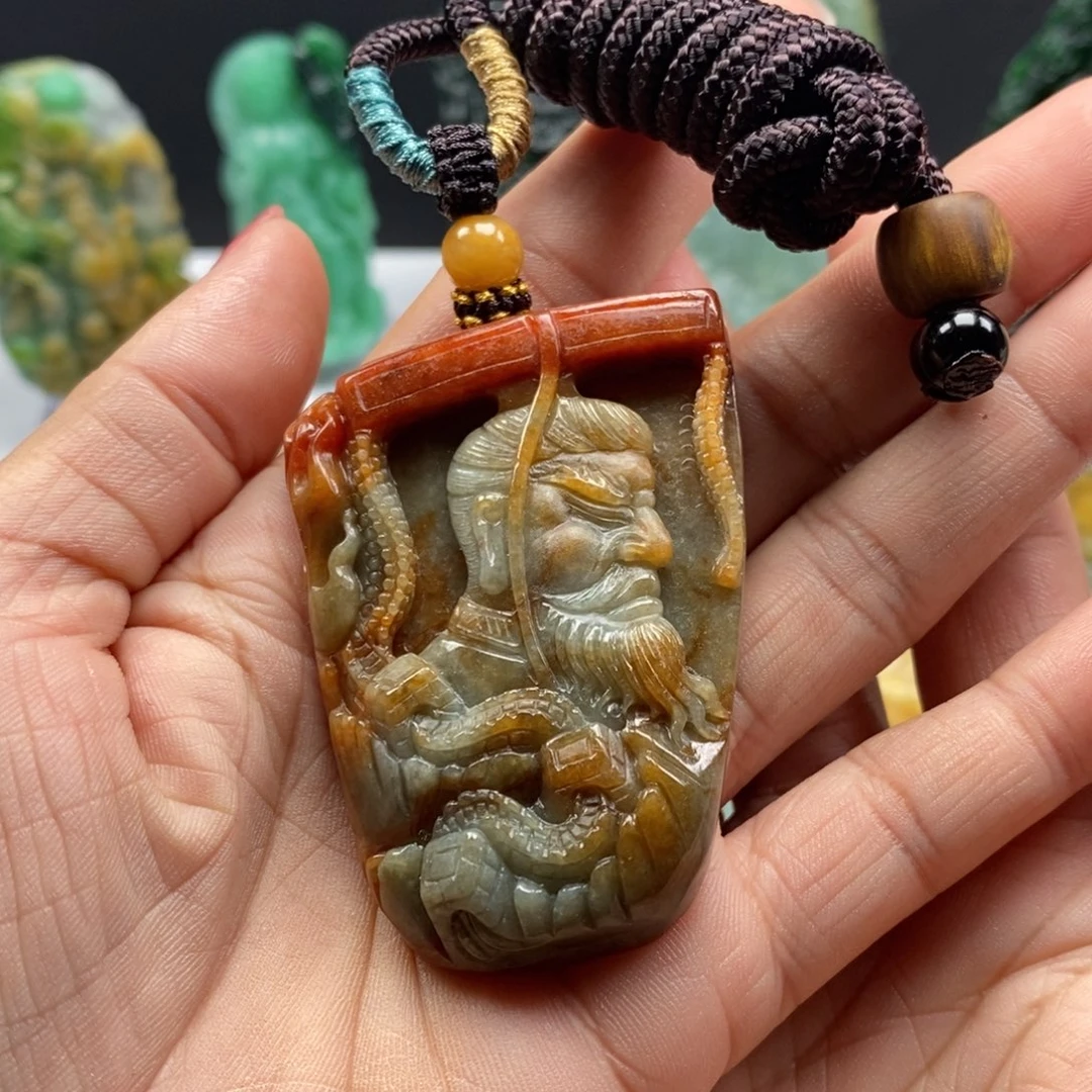 定制翡翠未镶嵌仿古k