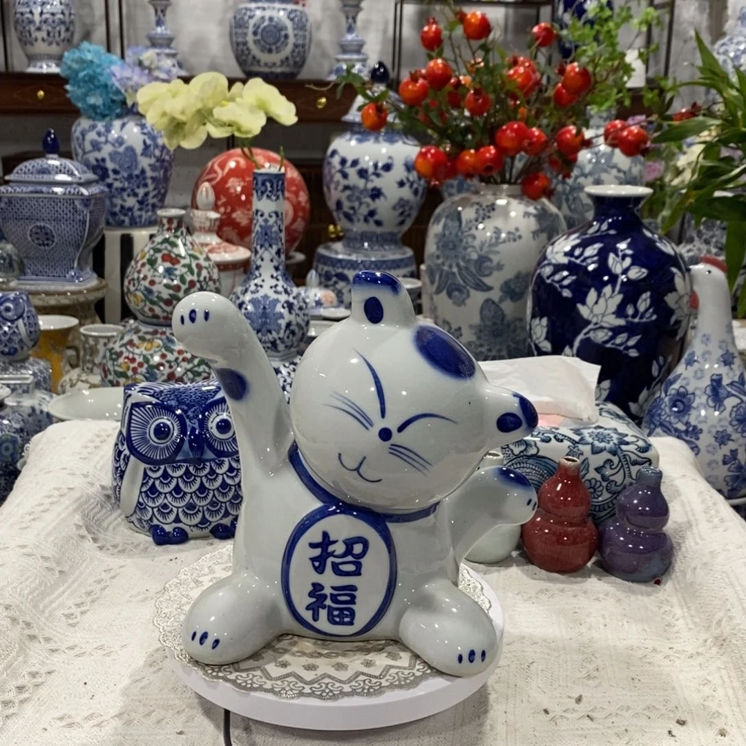 【闪购商品】摆件招福猫摆件……
