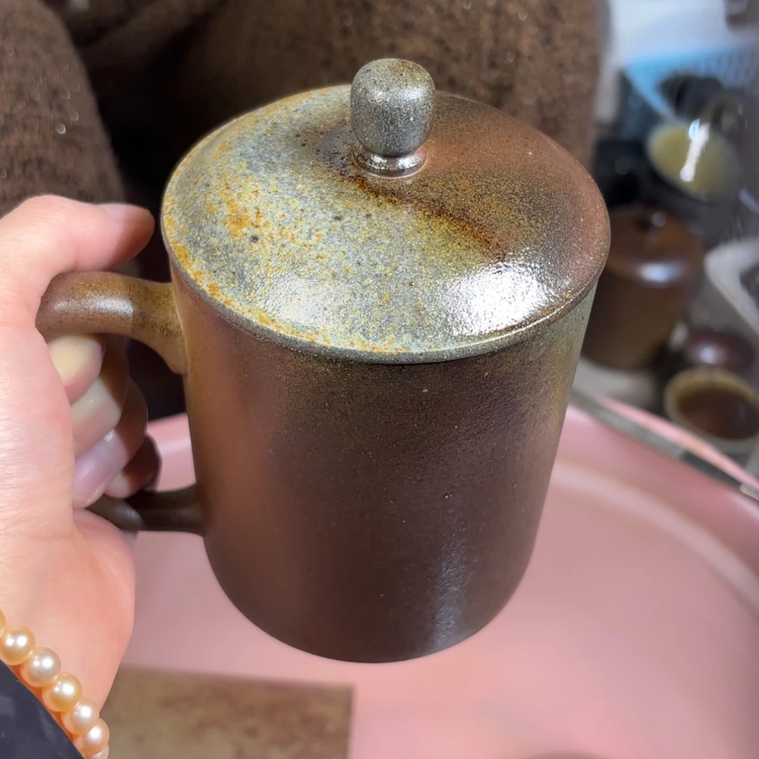 九***灵茶壶紫砂柴烧紫砂段泥盖杯