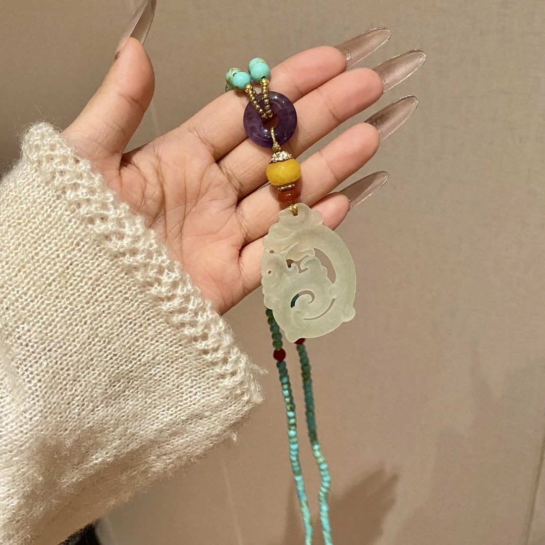 气质百搭复古古法清新项链HH031