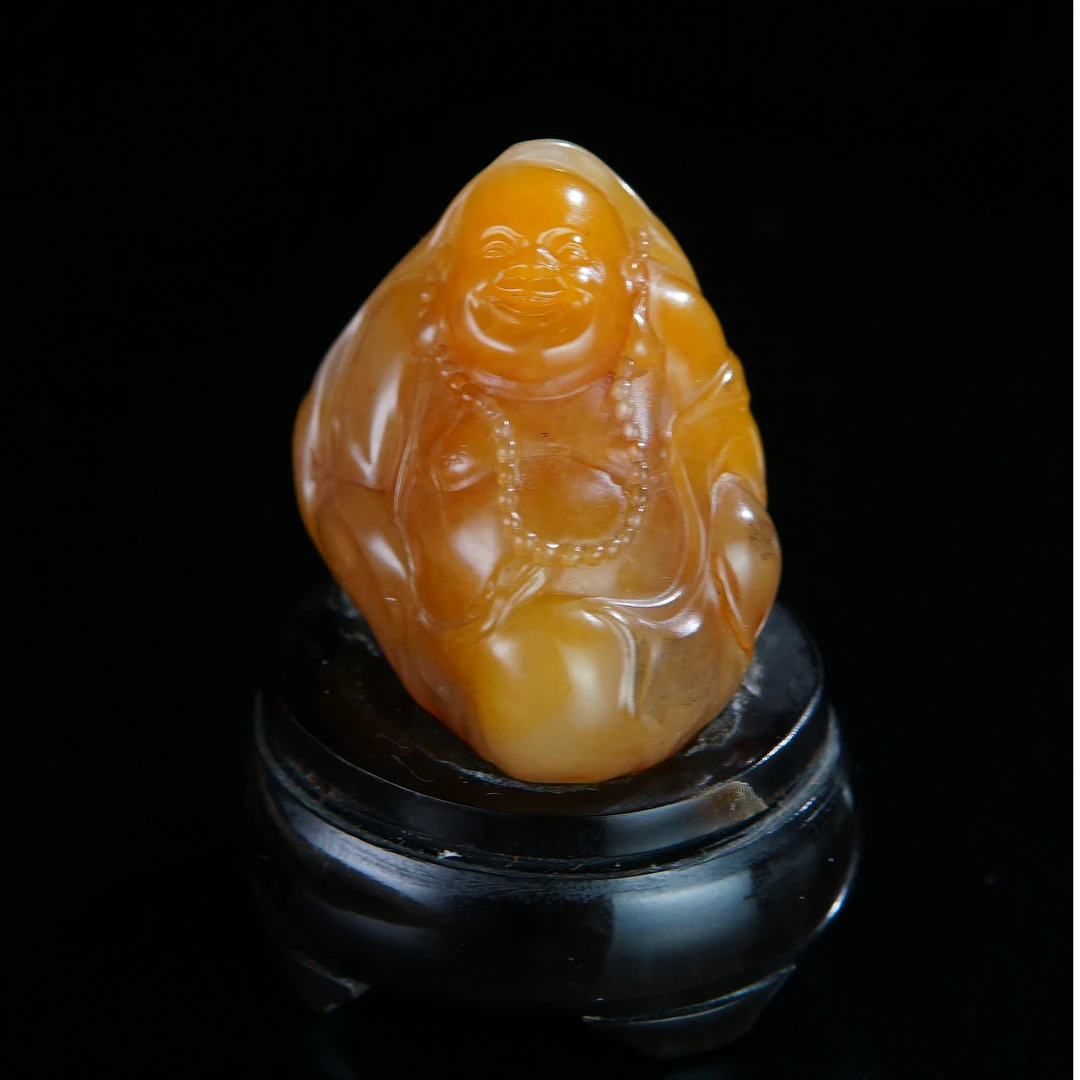 27银包金田黄石笑口常开（杨明-省级）/7257170T北京中保拍卖