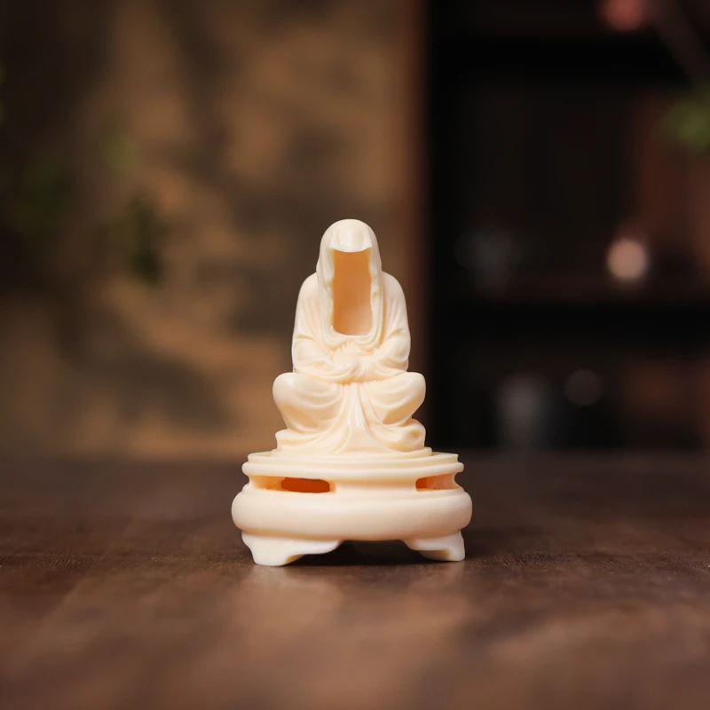 【小田甄陶】橡牙果无相佛香炉（香器0115）