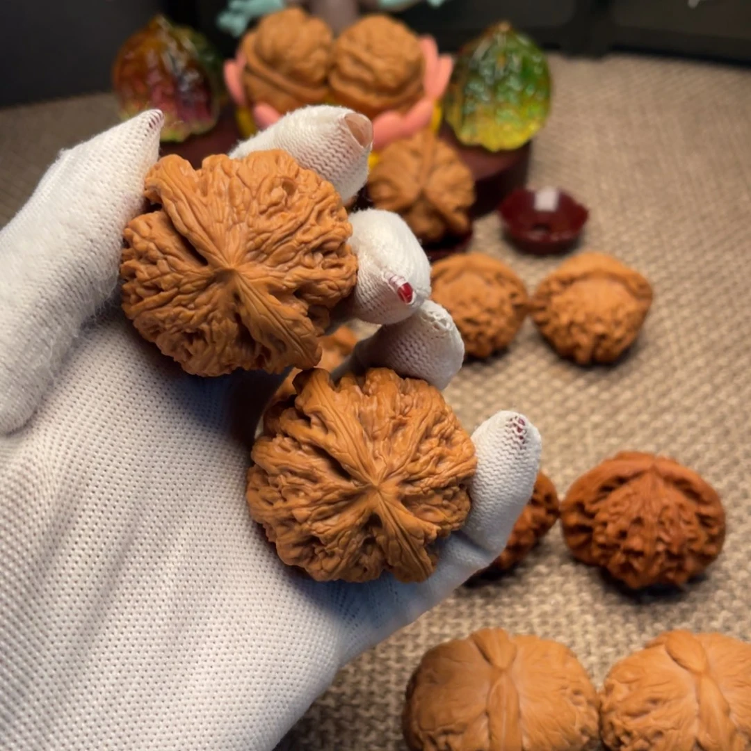 把件文玩核桃球筋46➕