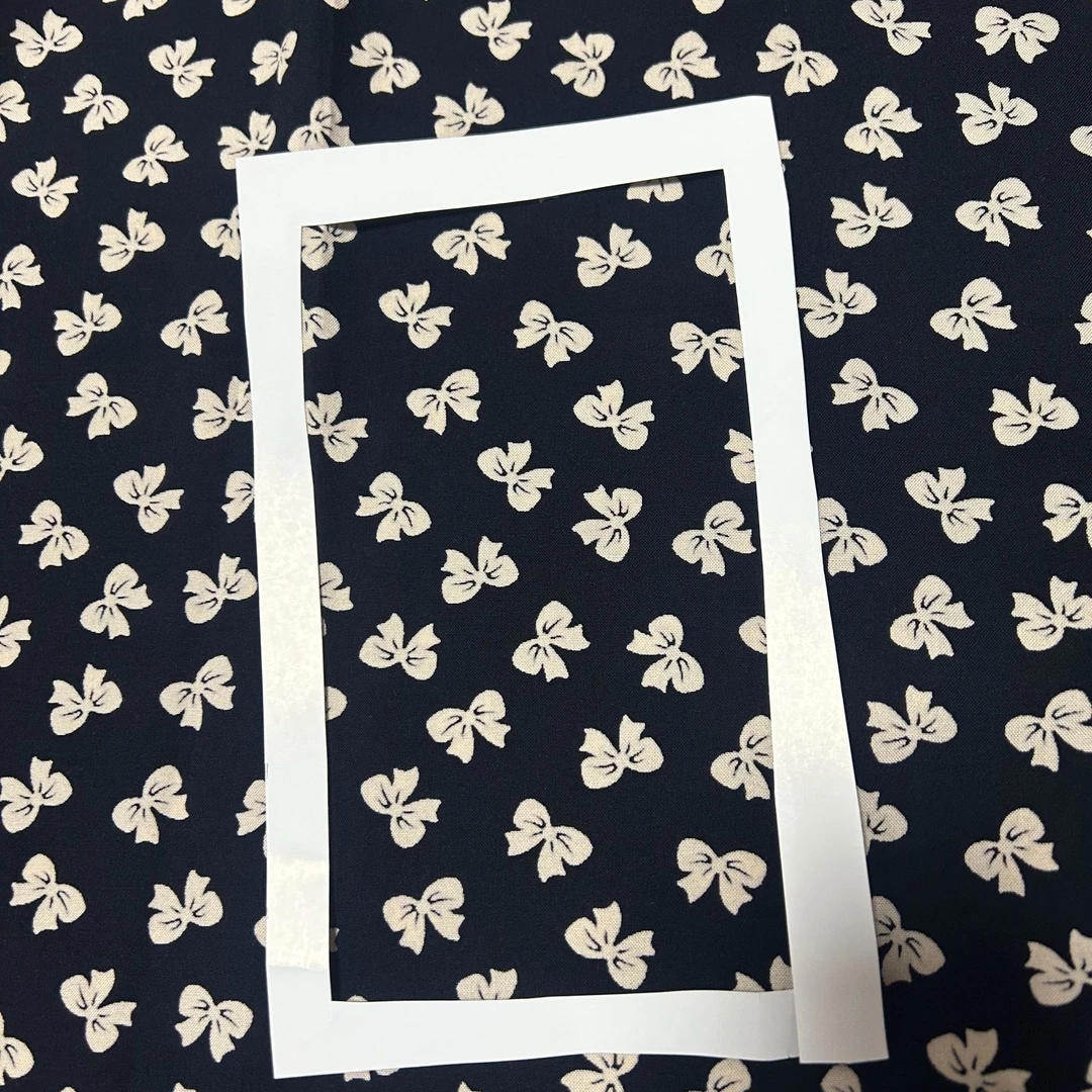 （蝴蝶结）雕印布料，柔软透气丝滑亲肤，连衣裙旗袍