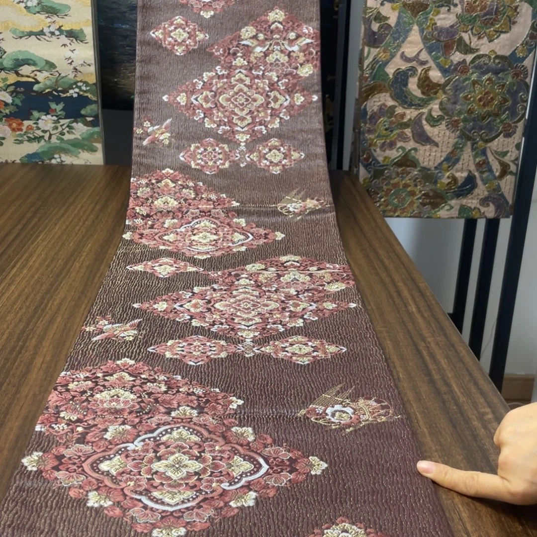 织绣27 唐锦西阵织桌旗