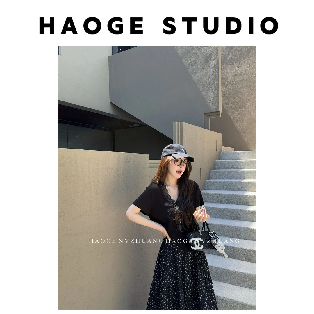 浩哥严选●T恤预C5TX0670A时尚显瘦气质简版百搭日常小众设计感