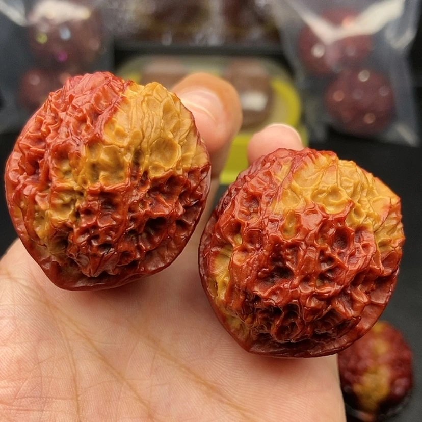 【闪购商品】把件文玩核桃41尺珊瑚绣球
