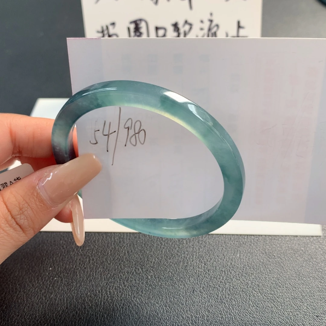 翡翠未镶嵌手镯天然翡翠
