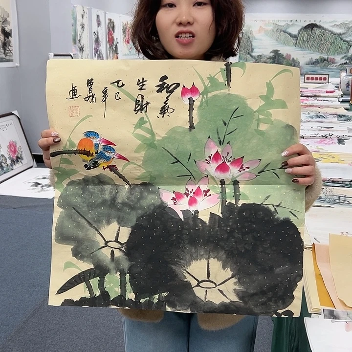 国画纯手绘国画作品大放漏