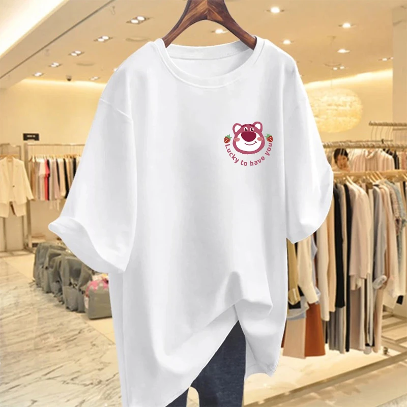 【6-2】大版T恤2025纯棉男女同款纯棉T恤短袖t恤学生夏季ins潮牌潮