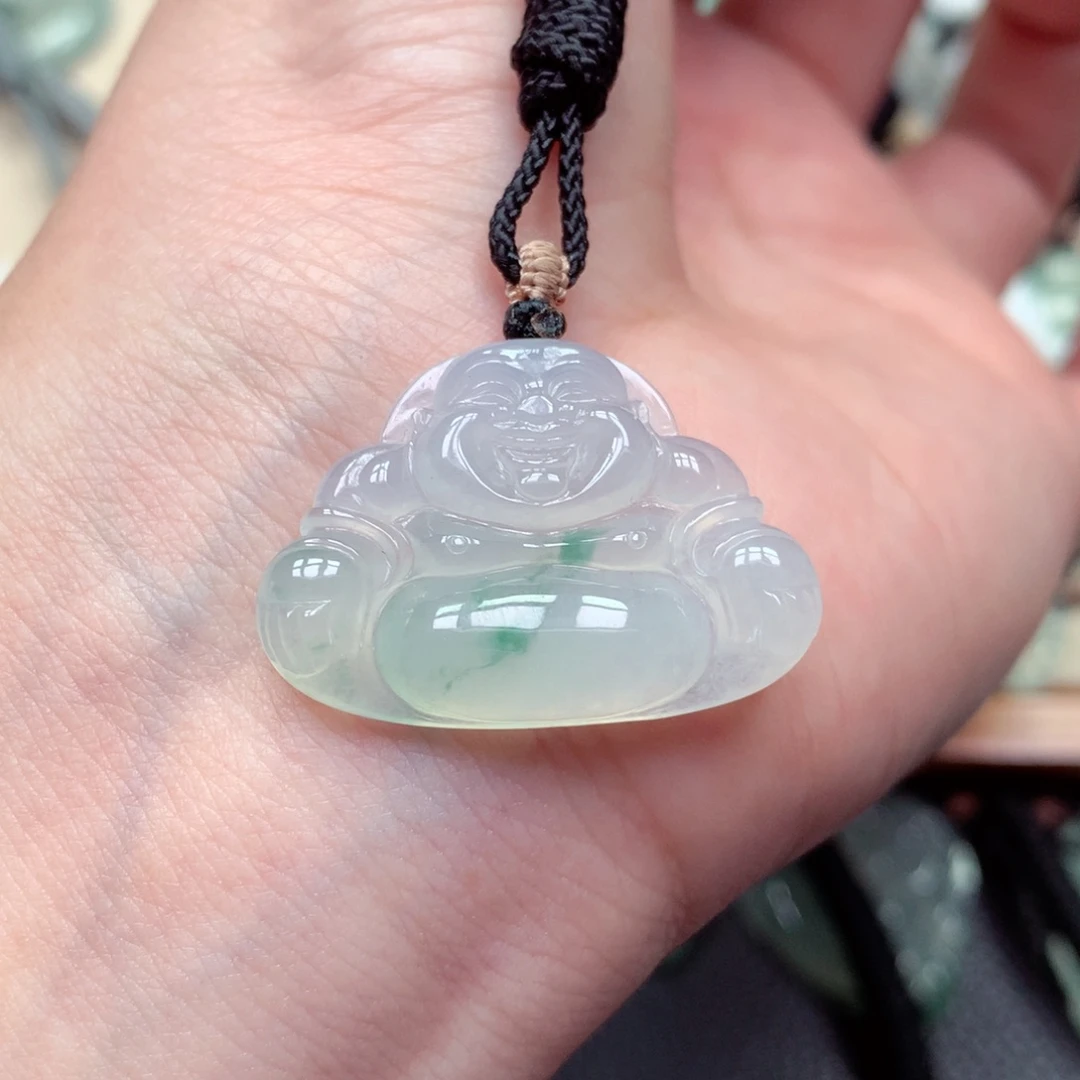 颈饰未镶嵌翡翠佛公