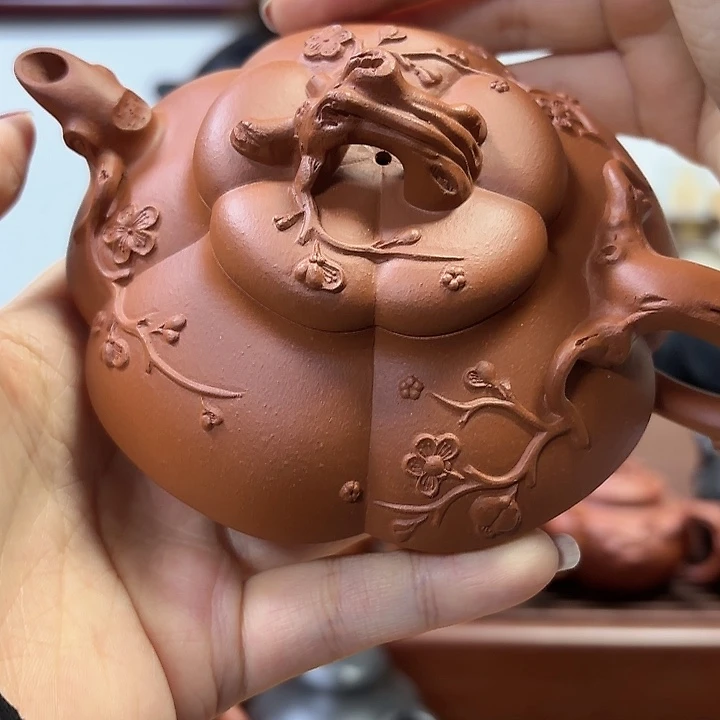 紫砂茶壶宜兴原矿朱泥