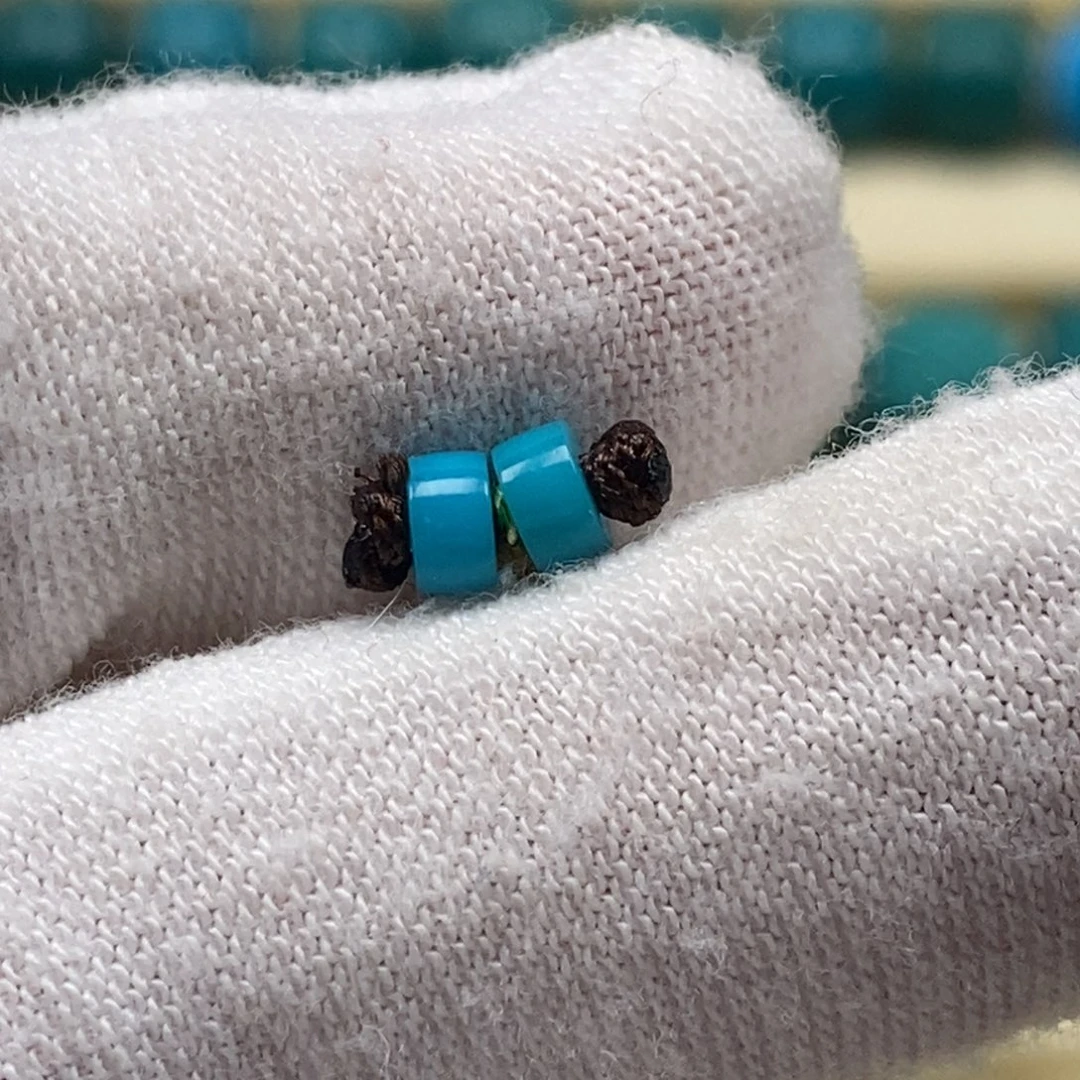 绿松石未镶嵌珠宝奇石3.6mm