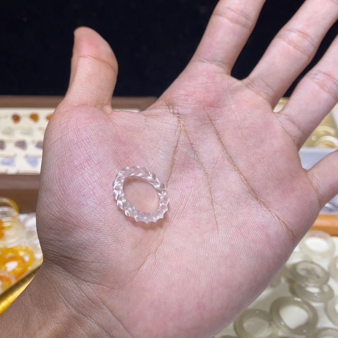 玛瑙/玉髓未镶嵌戒指86号港11