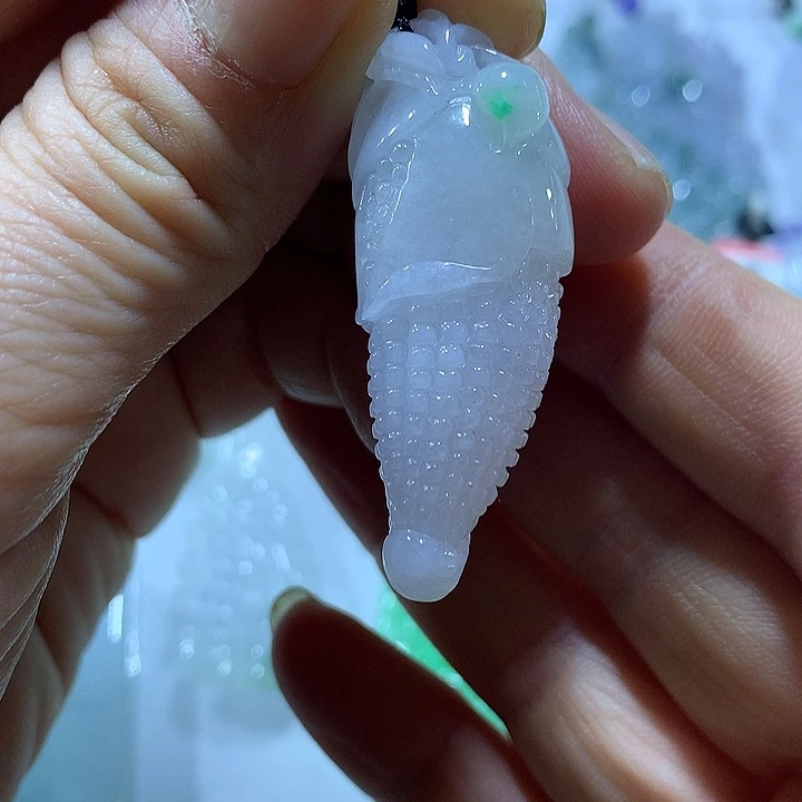 翡翠未镶嵌颈饰天然翡翠A货吊坠