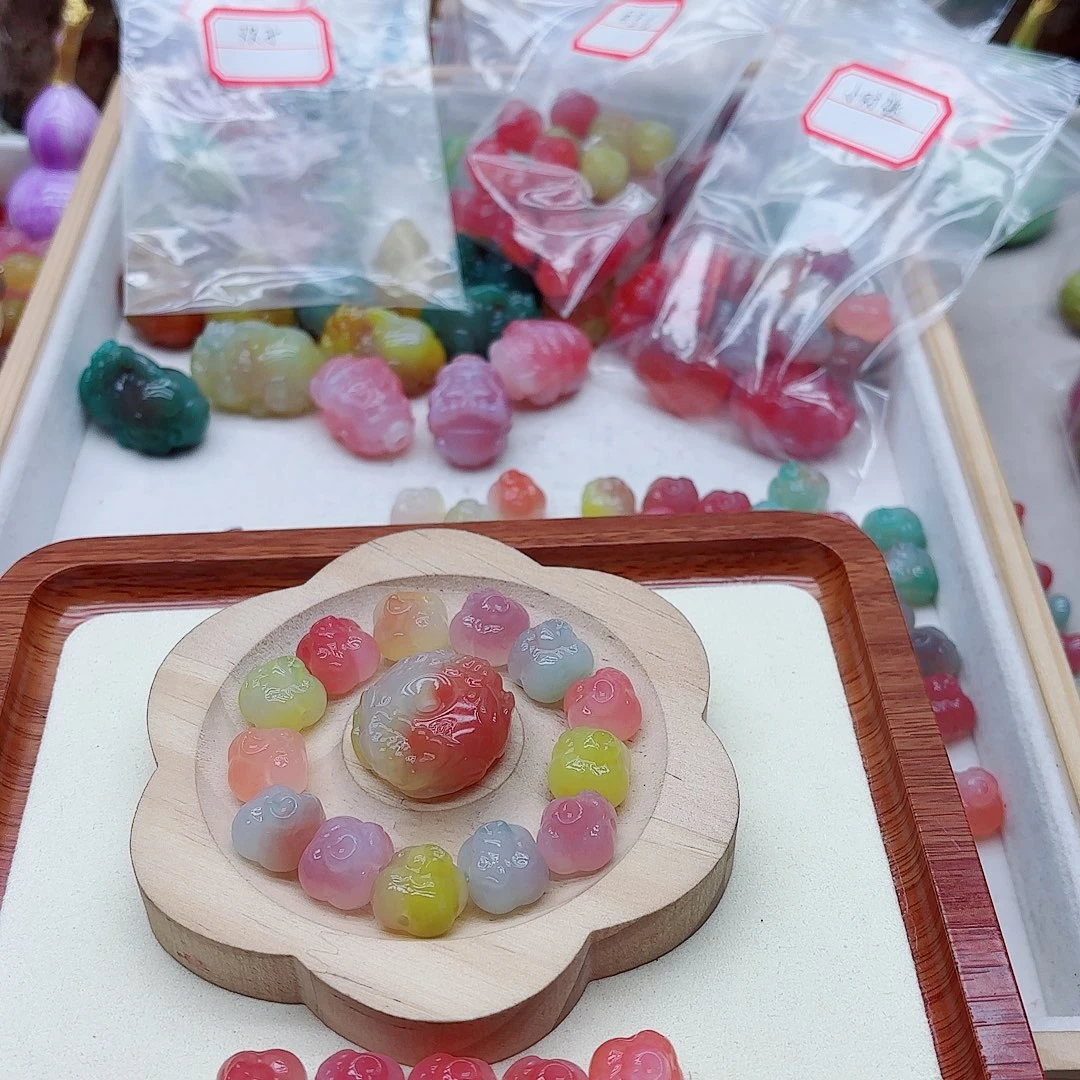 ****子玛瑙/玉髓未镶嵌手链盐源9