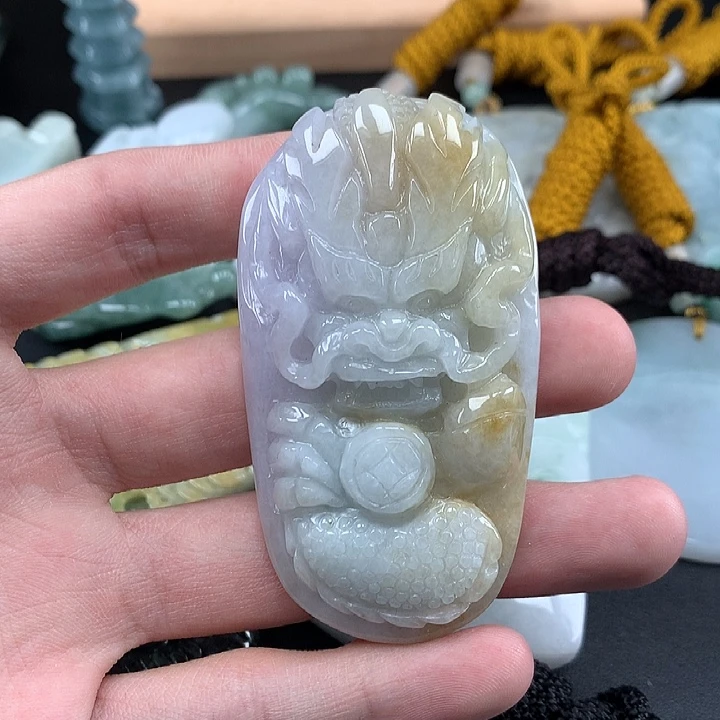 翡翠未镶嵌颈饰天然保真a货