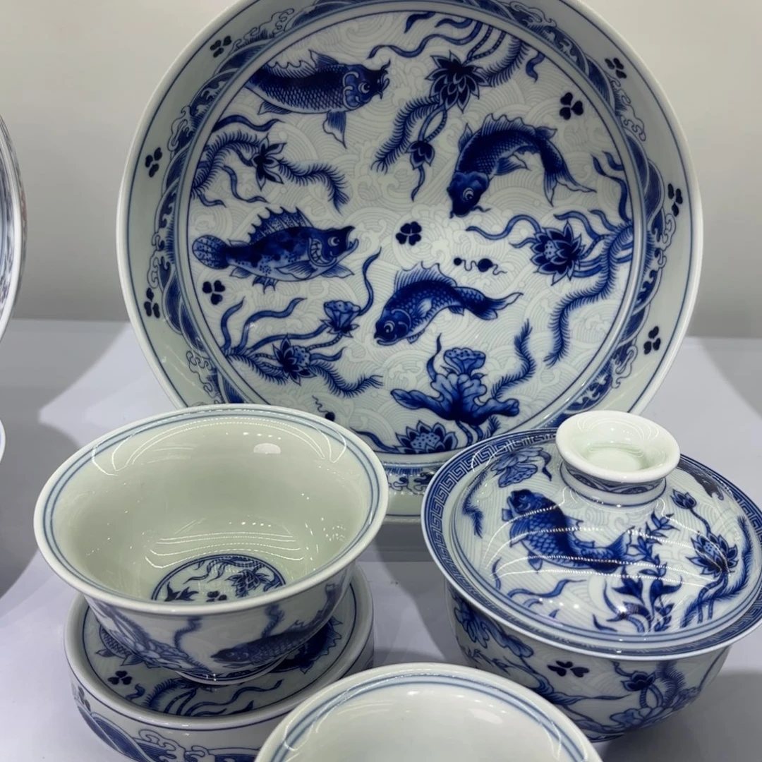 你***叔景德镇陶瓷五件套