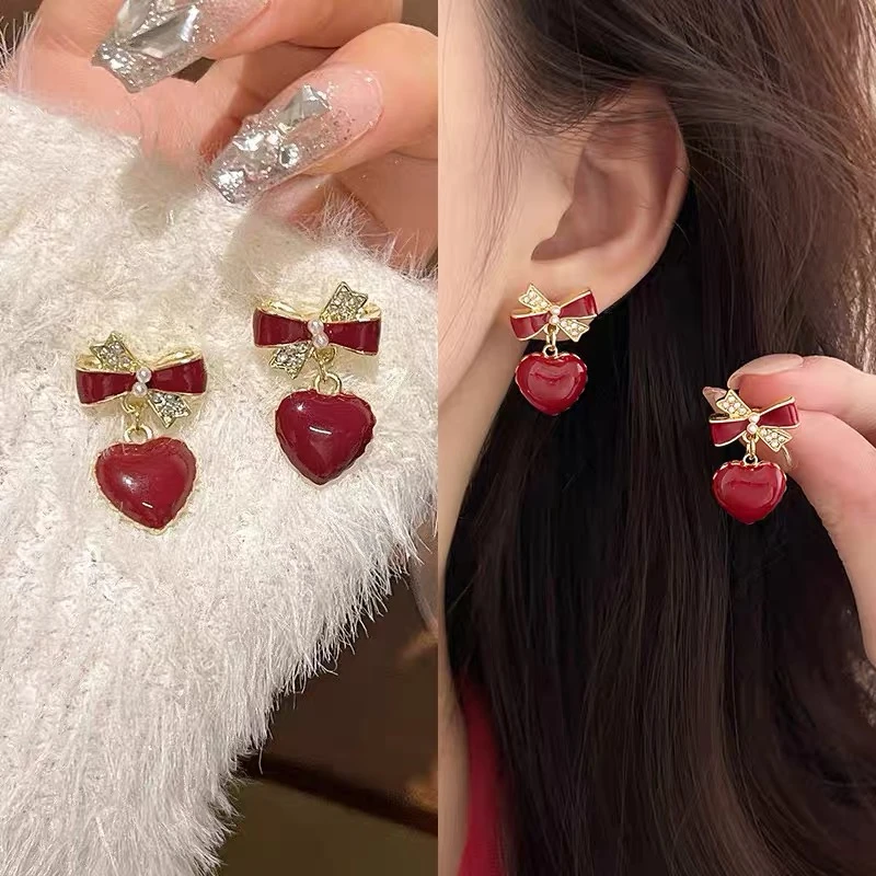 铜合金耳饰 气质轻奢百搭简约简约优雅精致网红设计师耳环F3229