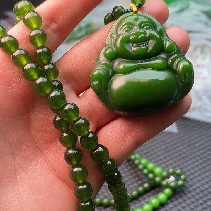 和田玉（糖玉）颈饰未镶嵌嗷嗷