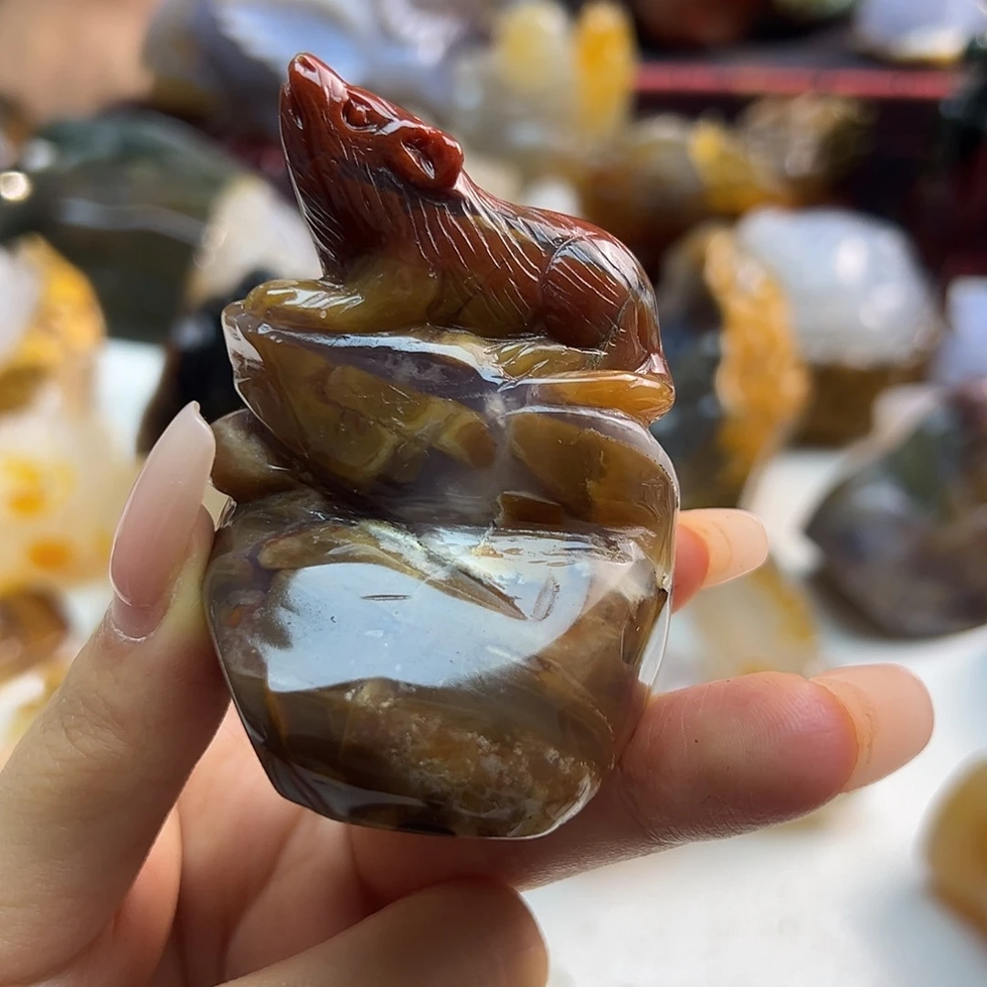 玛瑙/玉髓合金颈饰