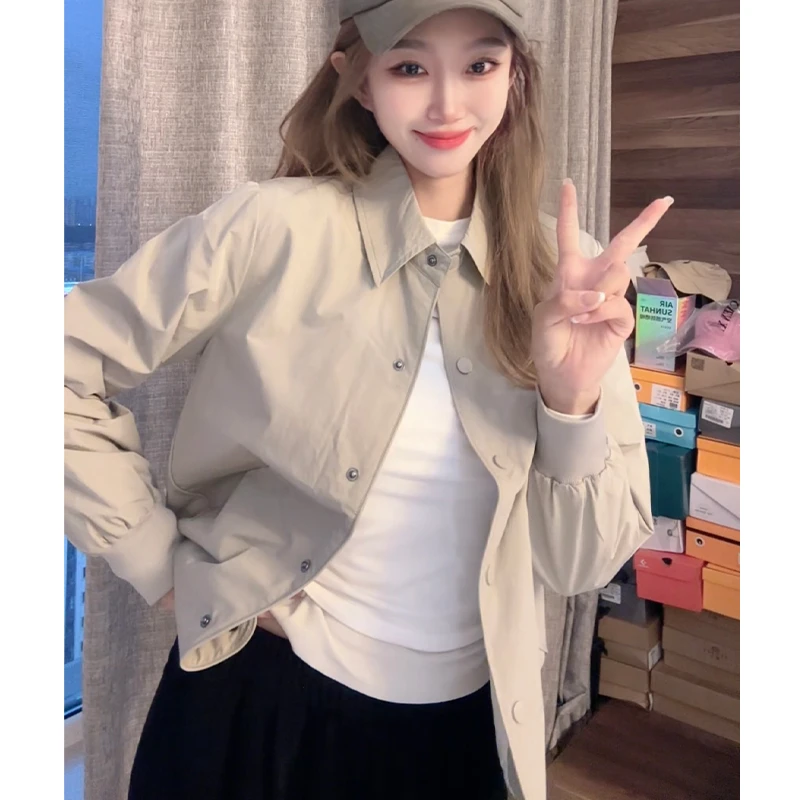 【运费补贴】小外套女款春秋季短款时尚衬衫百搭薄款开衫气质上衣