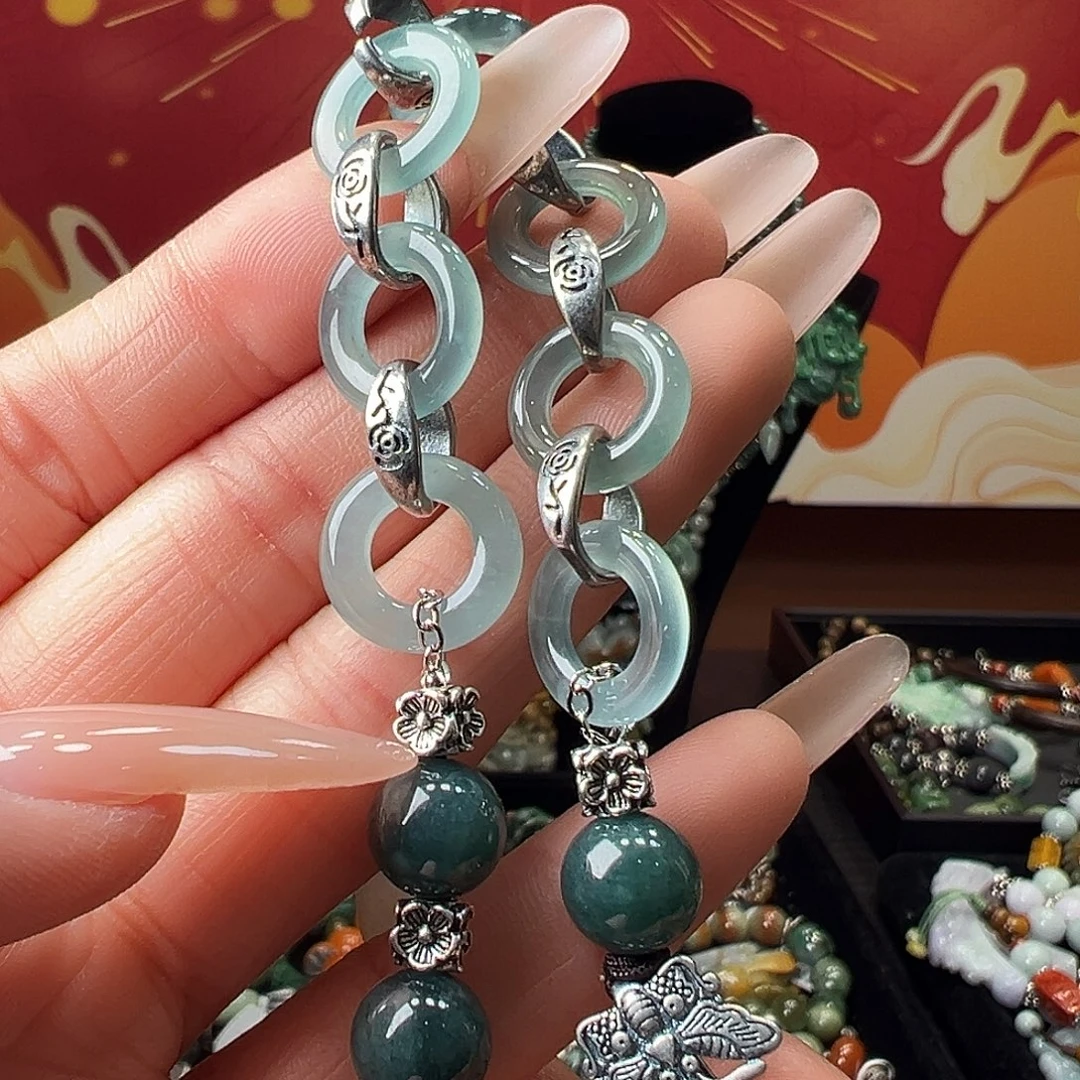 翡翠未镶嵌手链手链