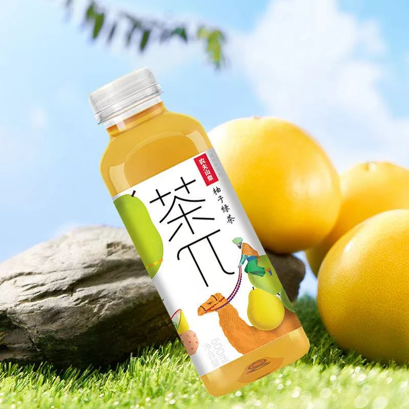 农夫山泉茶π柚子绿茶茉莉柠檬多口味500ml瓶装果味饮料临期清仓