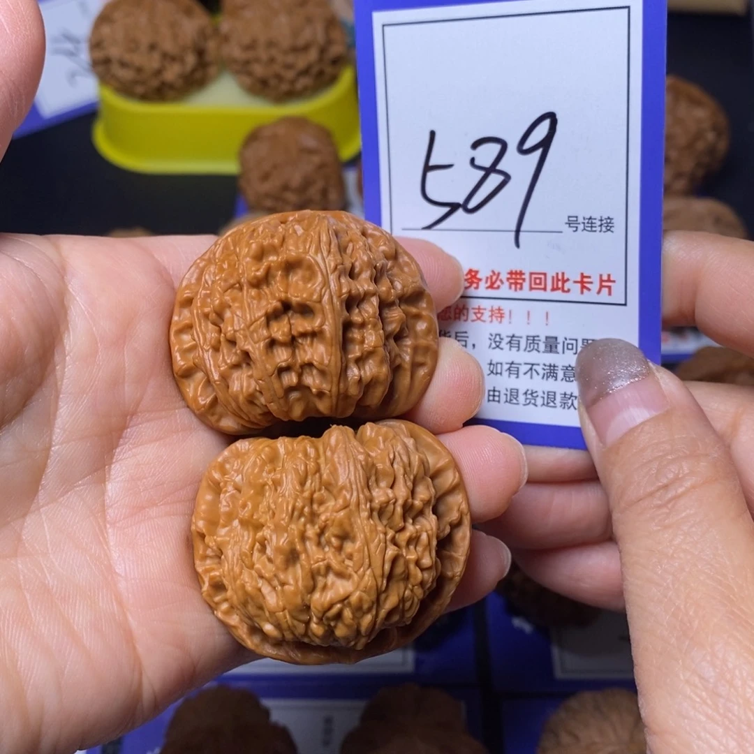 把件文玩核桃42白狮子589