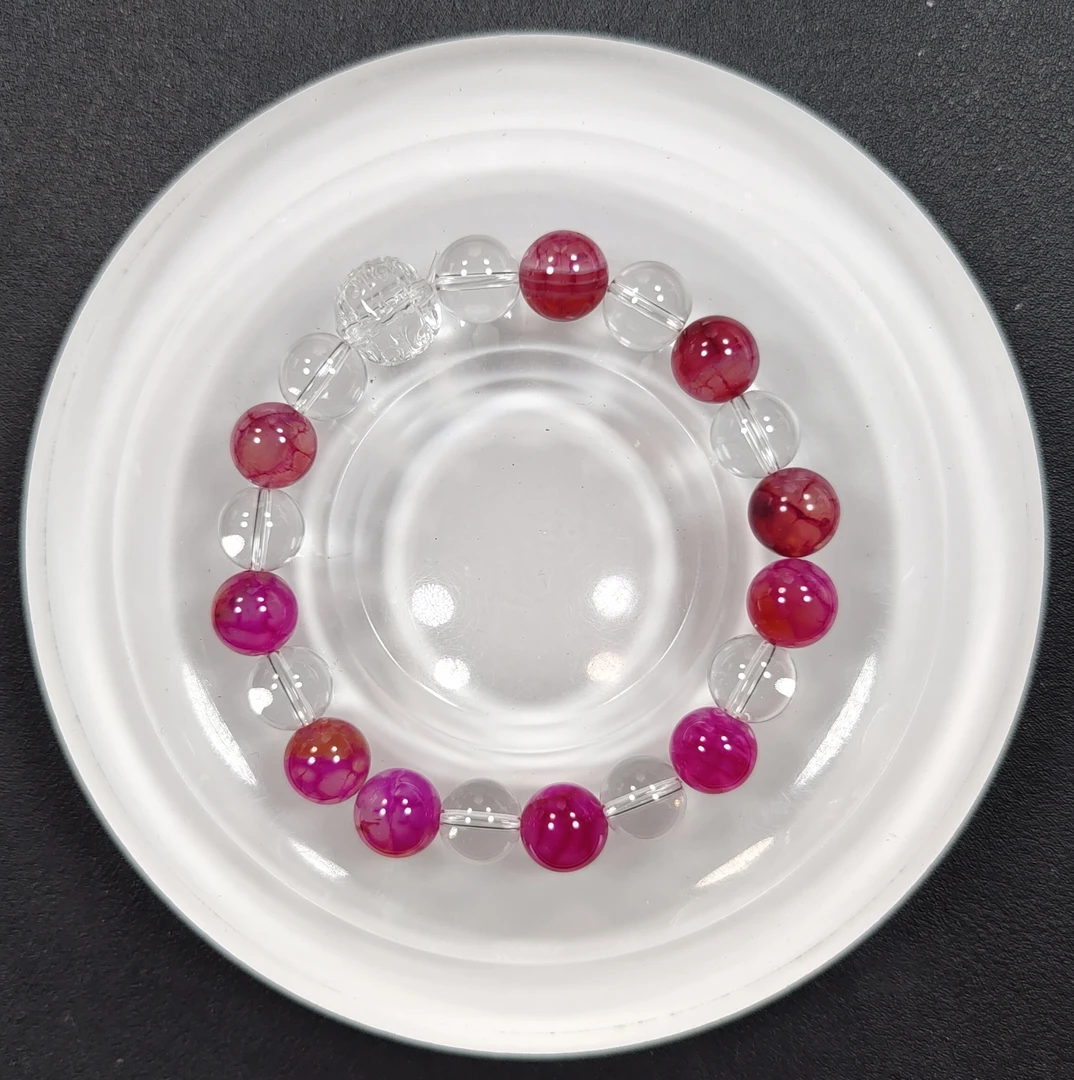 粉色10mm手串发一条AB50