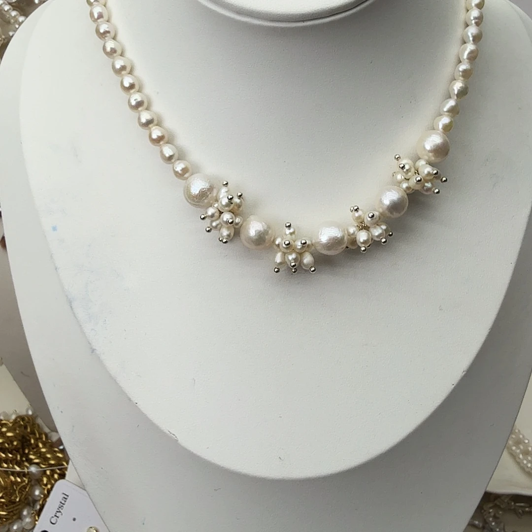 颈饰未镶嵌淡水珍珠