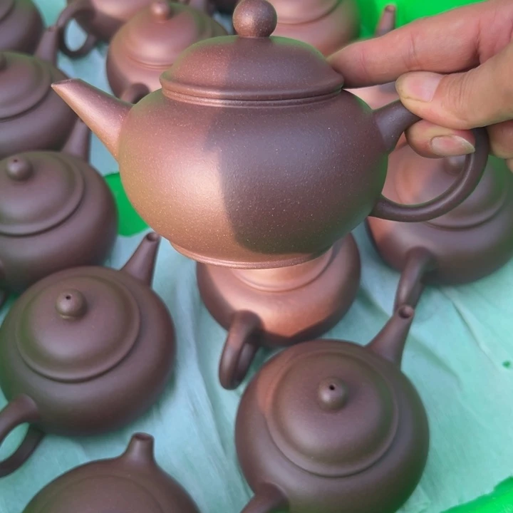 茶壶紫砂紫泥不挑320cc左右