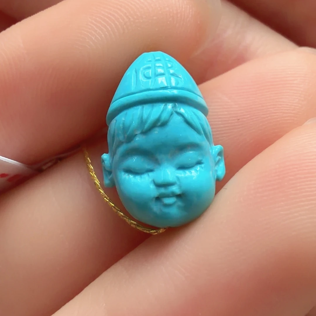 绿松石未镶嵌颈饰