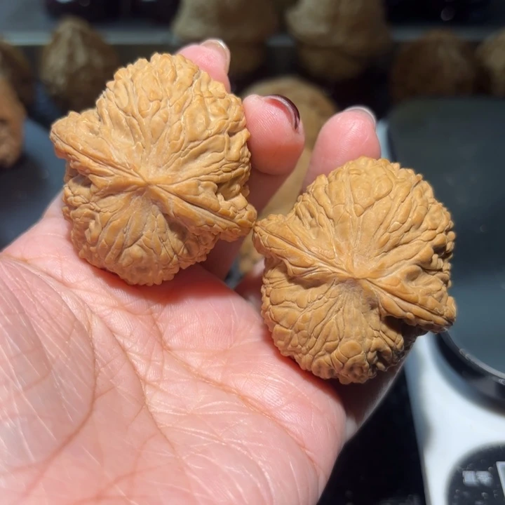 文玩核桃把件42泥鳅背