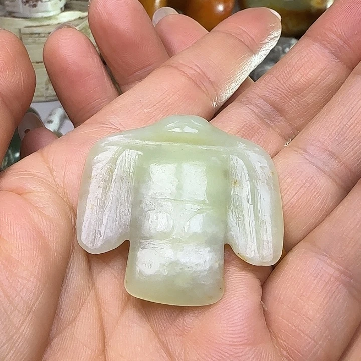 和田玉未镶嵌吊坠(不含链)