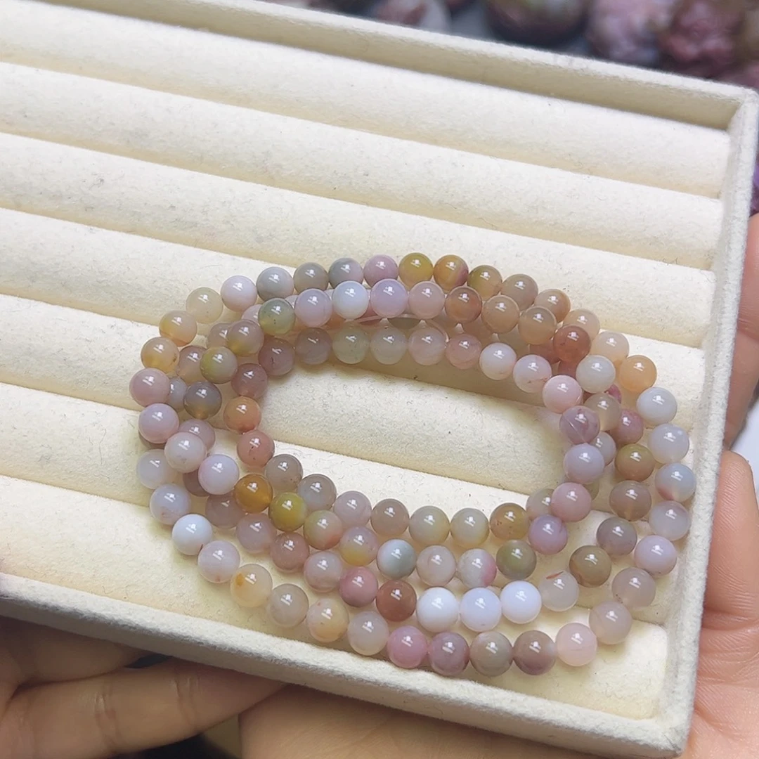 玛瑙/玉髓未镶嵌定制手串