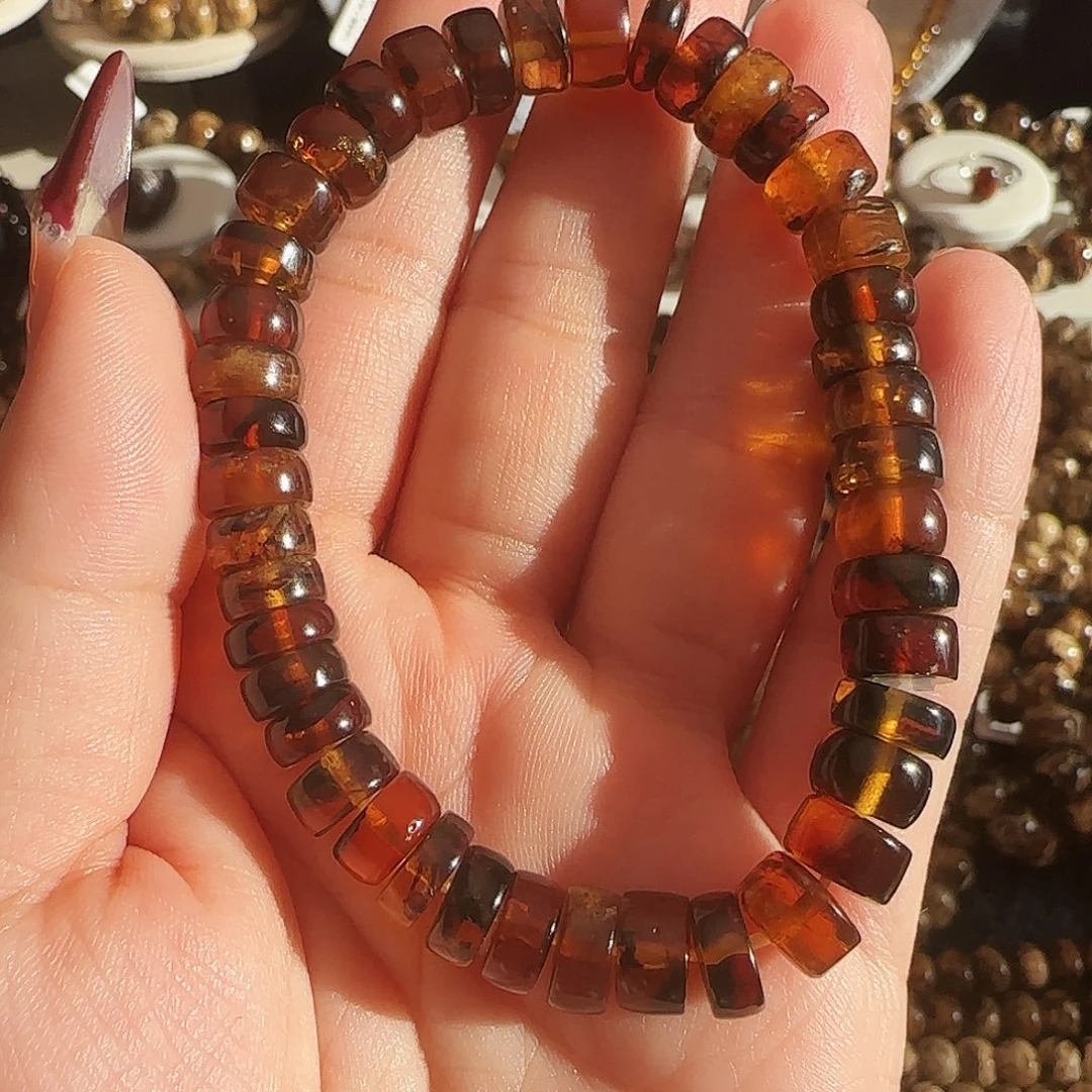 琥珀未镶嵌手链抚顺琥珀