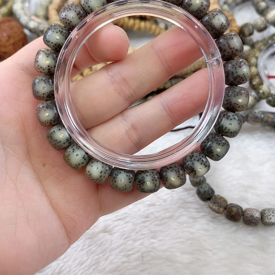 星月菩提手串2号黑冰10×9