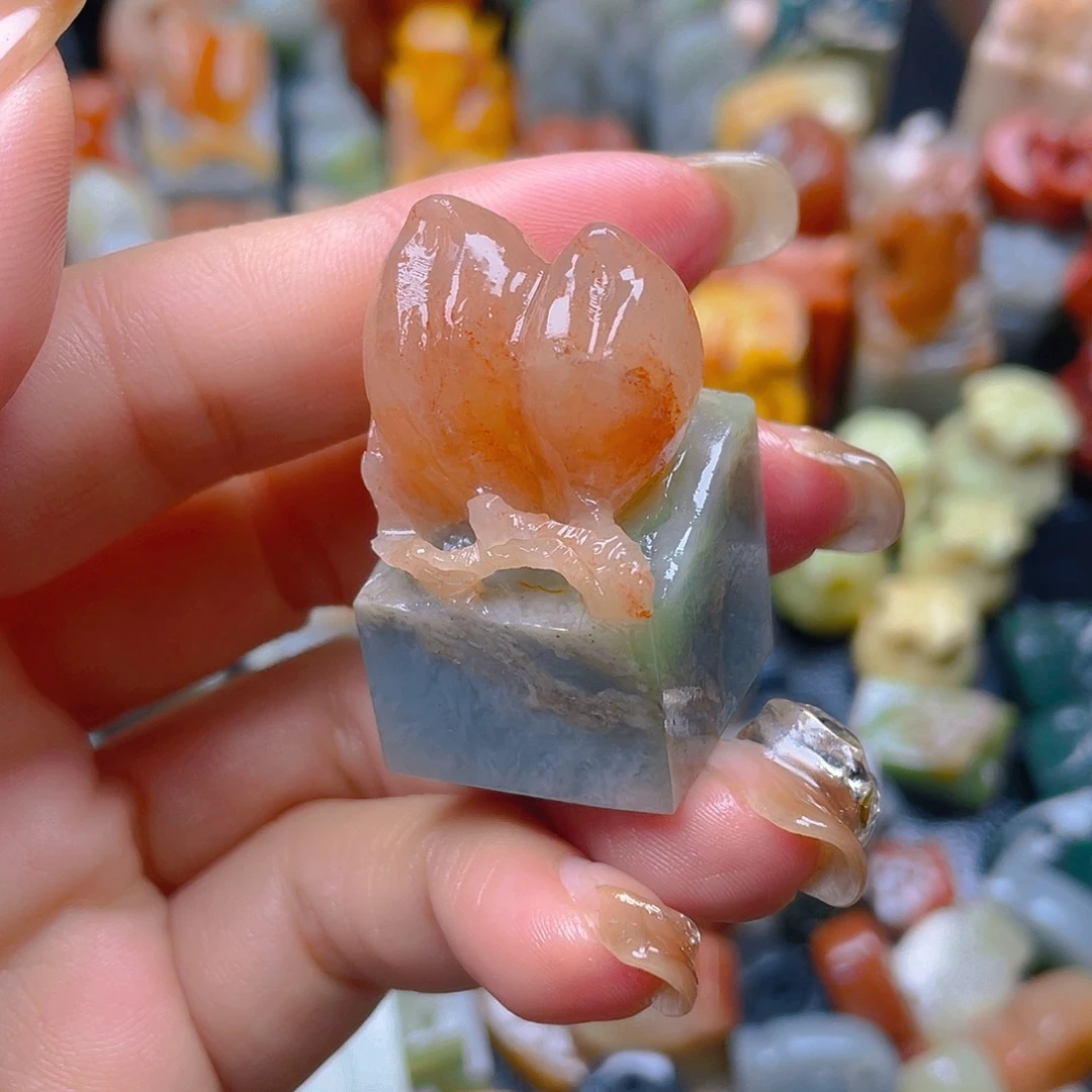 青田石印石纯手工