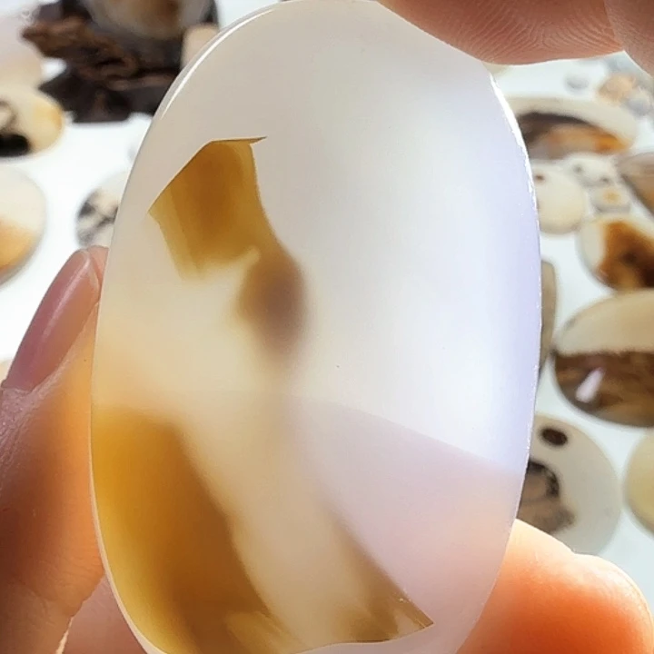 未镶嵌玛瑙/玉髓珠宝半成品