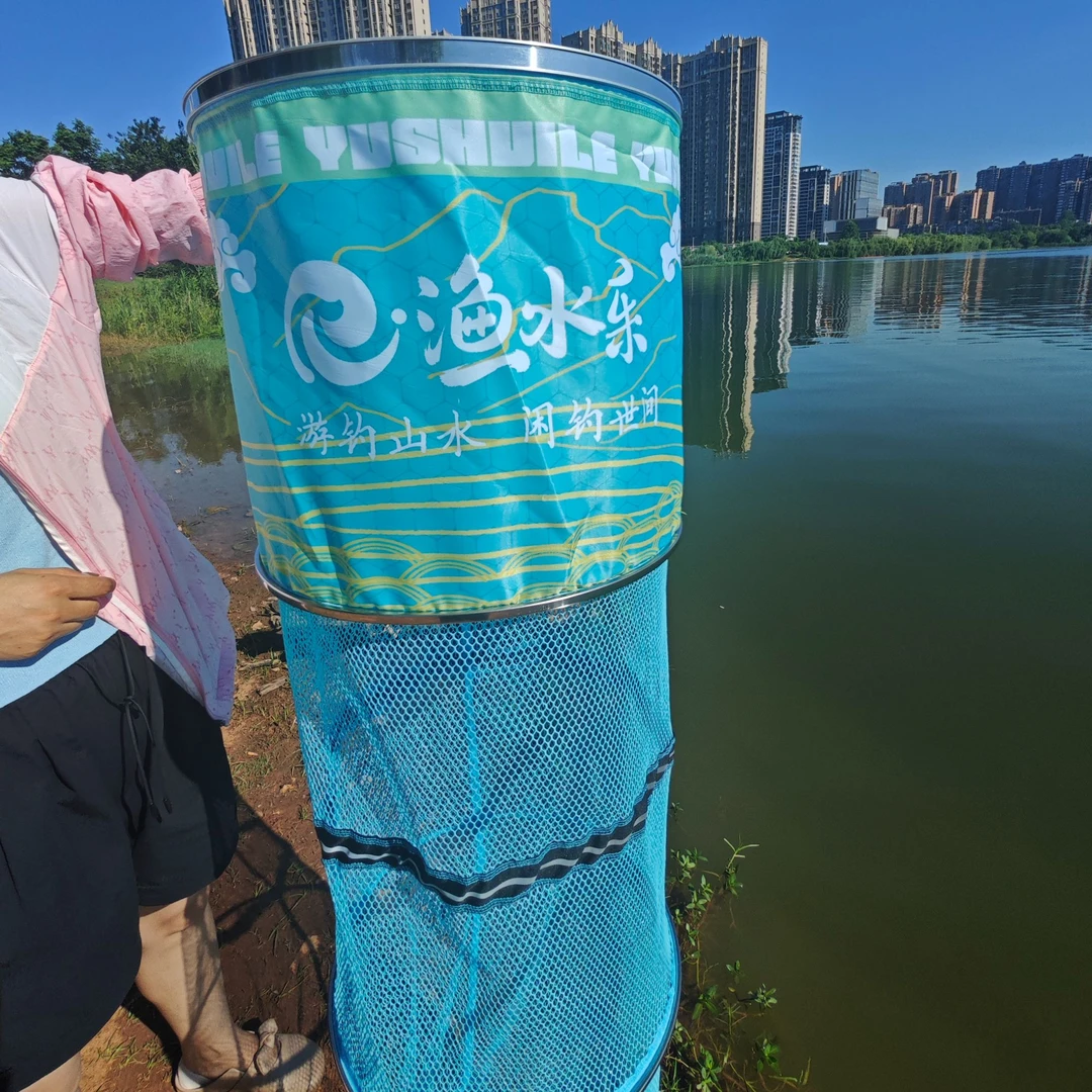 新款黑坑野钓加厚涂胶鱼护速干防臭防挂小网眼竞技湖库垂钓鱼护网