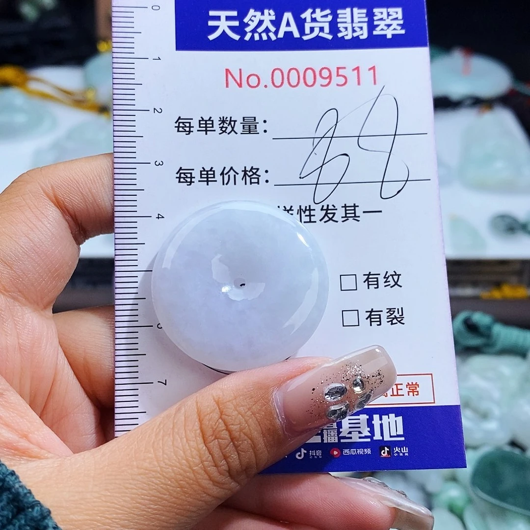 翡翠未镶嵌毛衣链9511