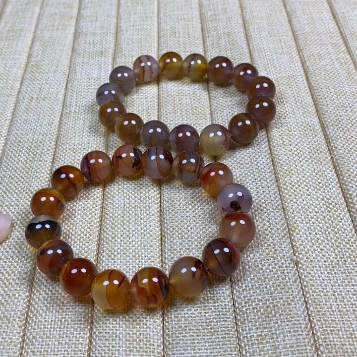 用***心玛瑙/玉髓未镶嵌手链