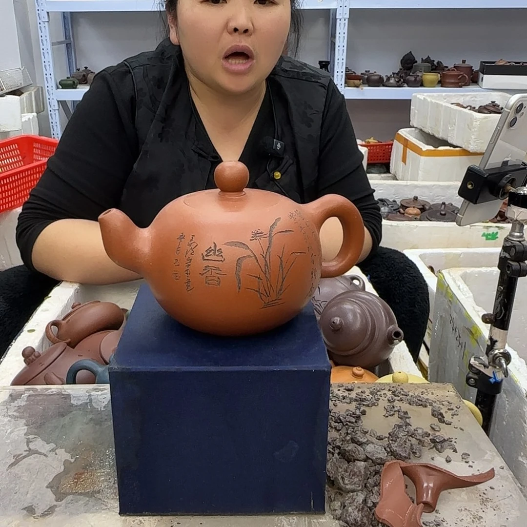 紫砂茶壶宜兴紫砂壶瑕疵处理