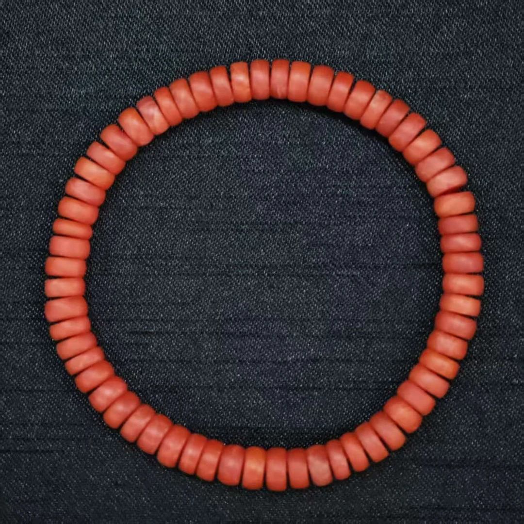 保山南红算盘珠单圈6+mm