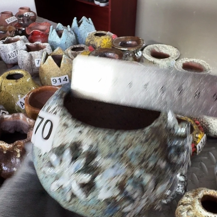 内口6高8粗陶手工